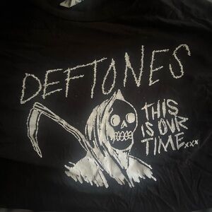 two deftones band shirts